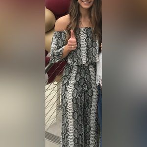 Off the shoulder jumpsuit size XS